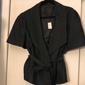 Sparkly Black wrap jacket